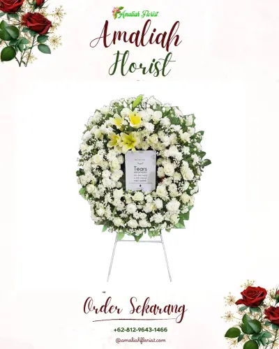 Krans Bunga Duka Cita di Bodeh