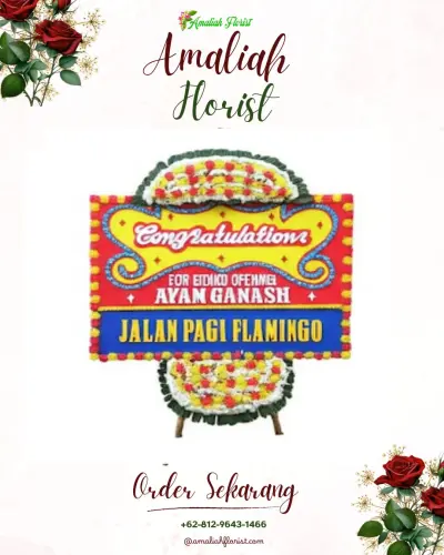 Bunga Papan Congratulation di Bodeh